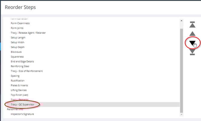 101-15_Prepour Checklist_Reorder Buttons-1