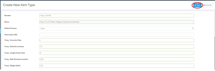 101-8_Create New Item Type_Save Button