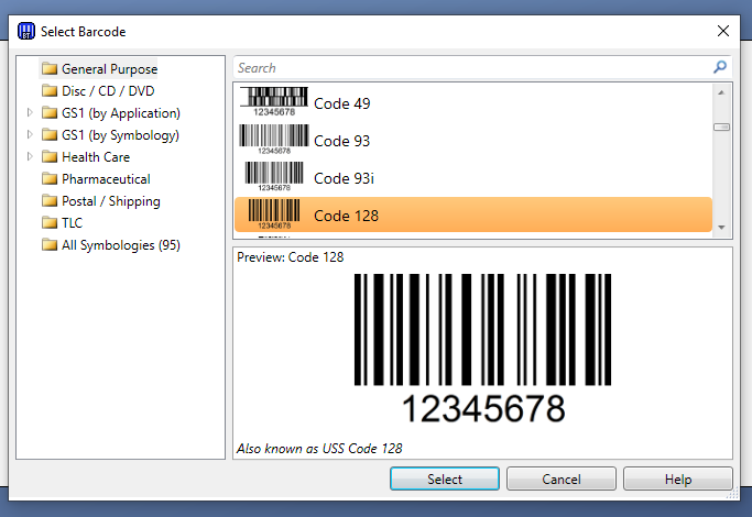 How do I create my own QR or Barcode labels?