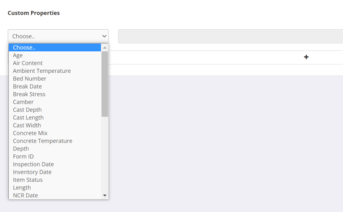 Custom Property List