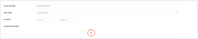 Plus Icon for Custom Properties